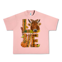 Salmon Love fall cow Urban Heavy Tee - NancyCooperArtShop