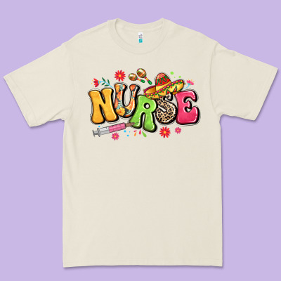 Mexican Spanish Nurse Premium Tee Designed By Lillyallendesigns