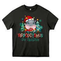 Asphalt i want a hippopotamus for christmas Heavy Core Tee - MaliasSmallBusiness