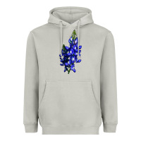 Moon Dust Bluebonnet Flower Illustrations Heavyweight Hoodie - LillyAllenDesigns