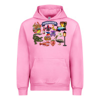 Fuchsia Pink preview louisiana state Urban Hoodie - BarkalooDesign