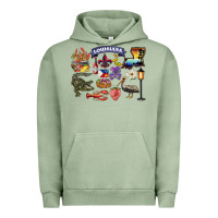 Pigment Oil Green preview louisiana state Urban Hoodie - BarkalooDesign
