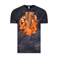 Kidney Cancer Diva Orange Ribbon Vintage Tee | Teevron