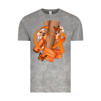 Cloud Rock Kidney Cancer diva orange ribbon Vintage Tee - NancyCooperArtShop