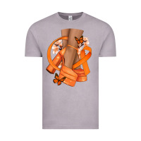 Vintage Zinc Kidney Cancer diva orange ribbon Vintage Tee - NancyCooperArtShop