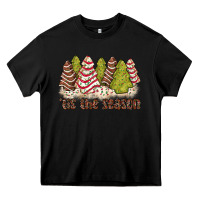 Black tis the season little debbie tree cakes Heavy Core Tee - JahusDesignShop