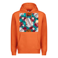 Carrot baseball  uniform with turquoise gemstone seamless pattern Premium Hoodie - BundleAndBundleShop