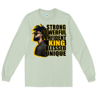 Matcha strong powerful confident king blessed unique Long Sleeve Tee - CowGirlArtShop