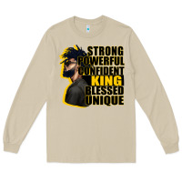 Mushroom strong powerful confident king blessed unique Long Sleeve Tee - CowGirlArtShop