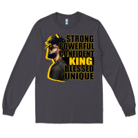 Smoke strong powerful confident king blessed unique Long Sleeve Tee - CowGirlArtShop