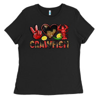 Black crawfish Ladies Tee - LillyAllenDesigns