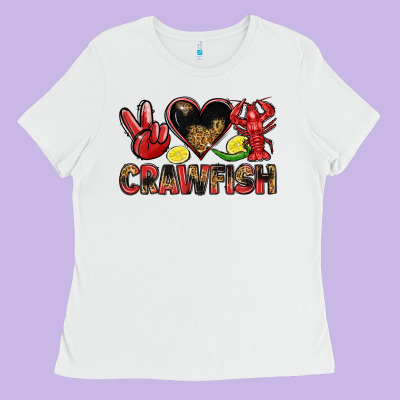 Crawfish Ladies Tee Designed By Lillyallendesigns
