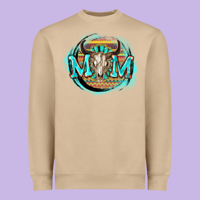 Aztec Mom Mother's Day Heavyweight Sweatshirt Designed By Fadigitalartstudio