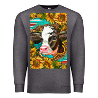 Charcoal Heather Cute Baby Calf Premium Sweatshirt - LillyAllenDesigns