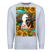 Heather Grey Cute Baby Calf Premium Sweatshirt - LillyAllenDesigns