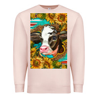 Pale Pink Cute Baby Calf Premium Sweatshirt - LillyAllenDesigns