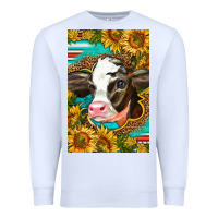 White Cute Baby Calf Premium Sweatshirt - LillyAllenDesigns