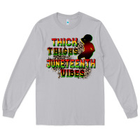 Moon Dust thick thighs juneteenth vibes cowgirl Long Sleeve Tee - CowGirlArtShop