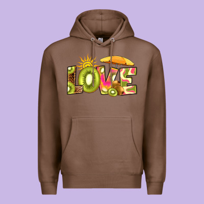 Love Kiwi Premium Hoodie Designed By Ranaportraitstore
