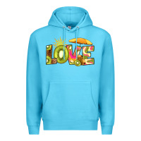 Ocean Blue love kiwi Premium Hoodie - RanaPortraitStore