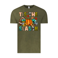 Vintage Olive Tis' the season Vintage Tee - texasbilliewilder