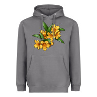 Storm Yellow Jessamine Flower Illustrations Heavyweight Hoodie - LillyAllenDesigns