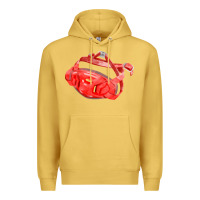 Antique Gold Chin Guard Fa Element Premium Hoodie - FaDigitalArtStudio