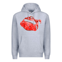 Heather Grey Chin Guard Fa Element Premium Hoodie - FaDigitalArtStudio