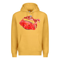 Mustard Chin Guard Fa Element Premium Hoodie - FaDigitalArtStudio