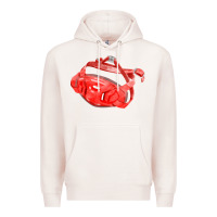 Pale Pink Chin Guard Fa Element Premium Hoodie - FaDigitalArtStudio
