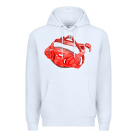 White Chin Guard Fa Element Premium Hoodie - FaDigitalArtStudio