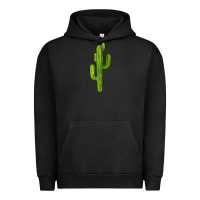 Pigment Black cactus Urban Hoodie - BarkalooDesign