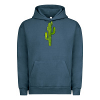 Pigment Midnight Navy cactus Urban Hoodie - BarkalooDesign