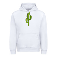 White cactus Urban Hoodie - BarkalooDesign