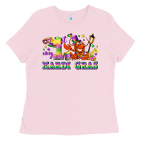 Bubblegum Pink my first mardi gras Ladies Tee - LillyAllenDesigns
