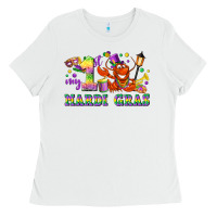 White my first mardi gras Ladies Tee - LillyAllenDesigns