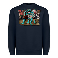 Navy Mom life skull Mother's Day Heavyweight Sweatshirt - FaDigitalArtStudio