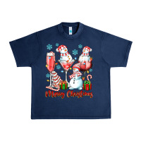 Merry Christmas Wine Glasses Urban Heavy Tee | Teevron