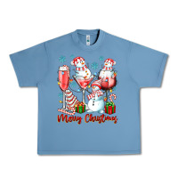 Pebble Blue merry christmas wine glasses Urban Heavy Tee - texasbilliewilder
