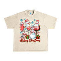 Sandshell merry christmas wine glasses Urban Heavy Tee - texasbilliewilder