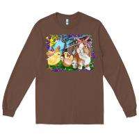 Chestnut easter farm chicks and bunny Long Sleeve Tee - RanaPortraitStore