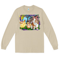 Mushroom easter farm chicks and bunny Long Sleeve Tee - RanaPortraitStore