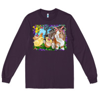 Plum easter farm chicks and bunny Long Sleeve Tee - RanaPortraitStore
