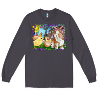 Smoke easter farm chicks and bunny Long Sleeve Tee - RanaPortraitStore