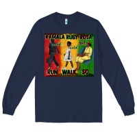 Navy rosa sat so ruby could walk so kamala could run tu Long Sleeve Tee - CowGirlArtShop
