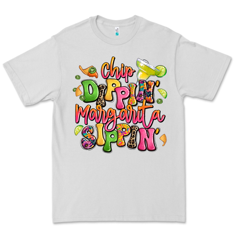 Chip Dippin' Margarita Sippin' Premium Tee by LillyAllenDesigns | Teevron
