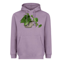 Lavender Philodendron Heavyweight Hoodie - LillyAllenDesigns
