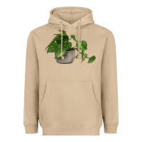 Mushroom Philodendron Heavyweight Hoodie - LillyAllenDesigns