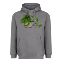 Storm Philodendron Heavyweight Hoodie - LillyAllenDesigns