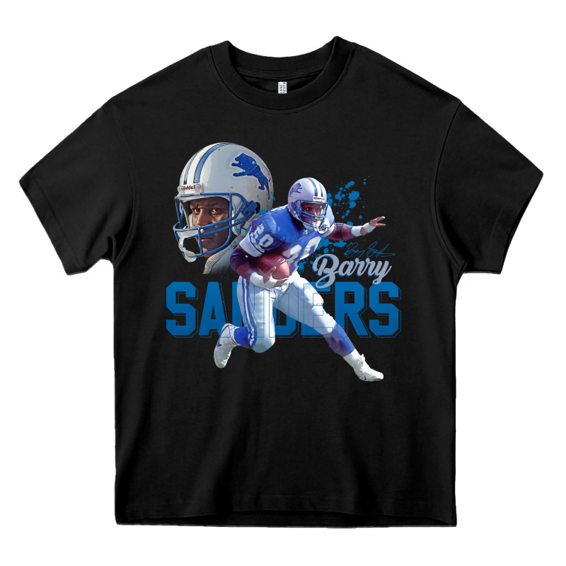 Barry Sanders Gift Heavy Core Tee by tuanDangUi | Teevron